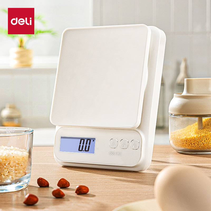 Deli TE910 kitchen scale 0.1g high-precision baking commercial household 3KG Deli TE910 kitchen scale 0.1g high-precision baking commercial household 3KG