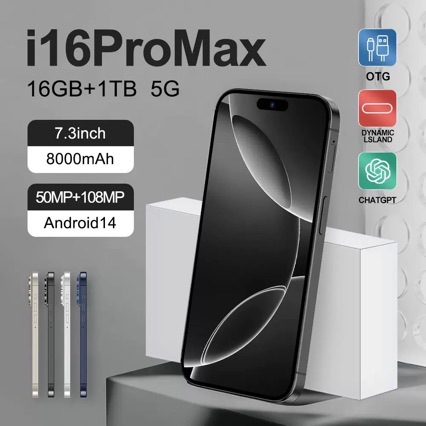 Cross-Border I16Promax Android Smartphone 6.73-Inch 4g Full Network 3+64Gb Mobile Phone Foreign Trade Wholesale