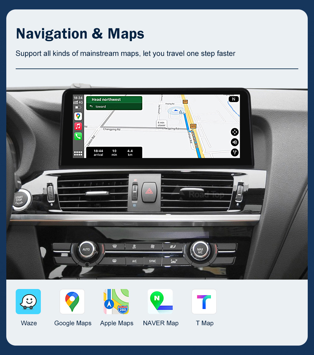Lutuo Linux Touch Display Screen Is Suitable for Bmw X3 X4 F25 F26 2011-2016 Cic Nbt