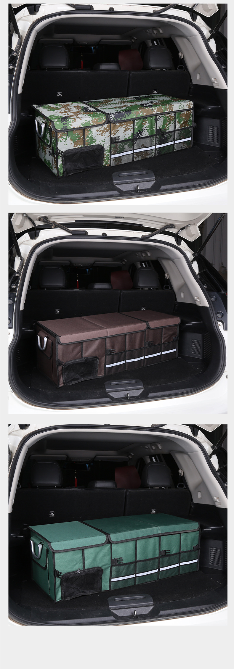 Car storage box, trunk organizer, multifunctional foldable miscellaneous box, car-mounted Oxford cloth organizer