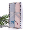 Anson. Northern Europe ins Japanese yarn animal Cartoon pure cotton Towels 2 Gift box packaging Wedding gift