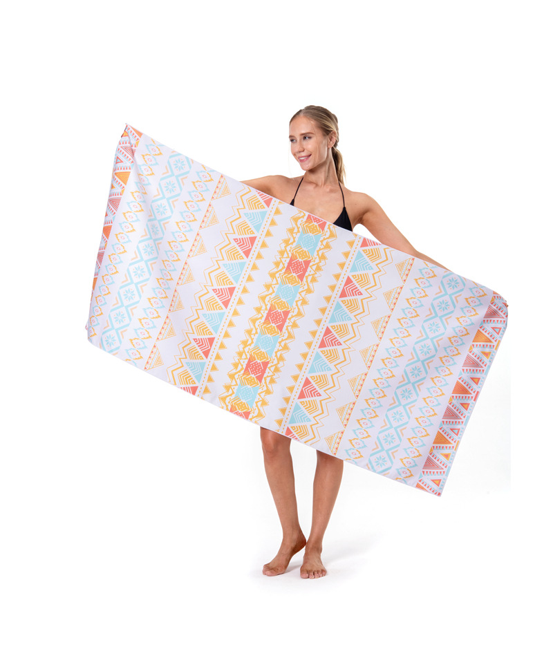 Cross -border super fine fiber water absorption dry printing beach…