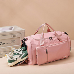 旅行包大容量短途出差行李袋乾濕兩用便攜健身住宿收納衣物斜挎包