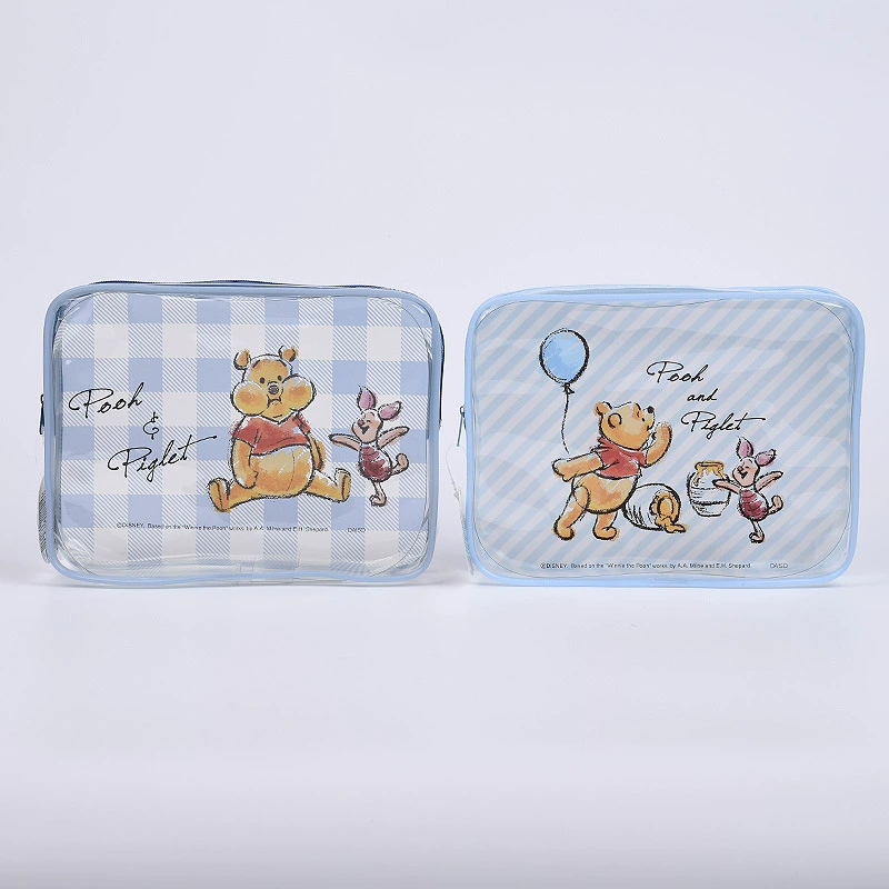 Сумка для туалетных принадлежностей из ПВХ Портативная косметичка Прозрачная дорожная сумка для хранения Портативная водонепроницаемая сумка для хранения с цветной печатью большой емкости