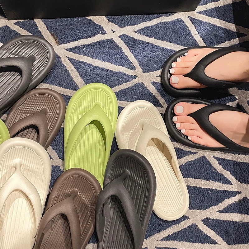 Однотонные EVA цельные нескользящие износостойкие домашние уличные пляжные шлепанцы персонализированные шлепанцы оптом для пляжа