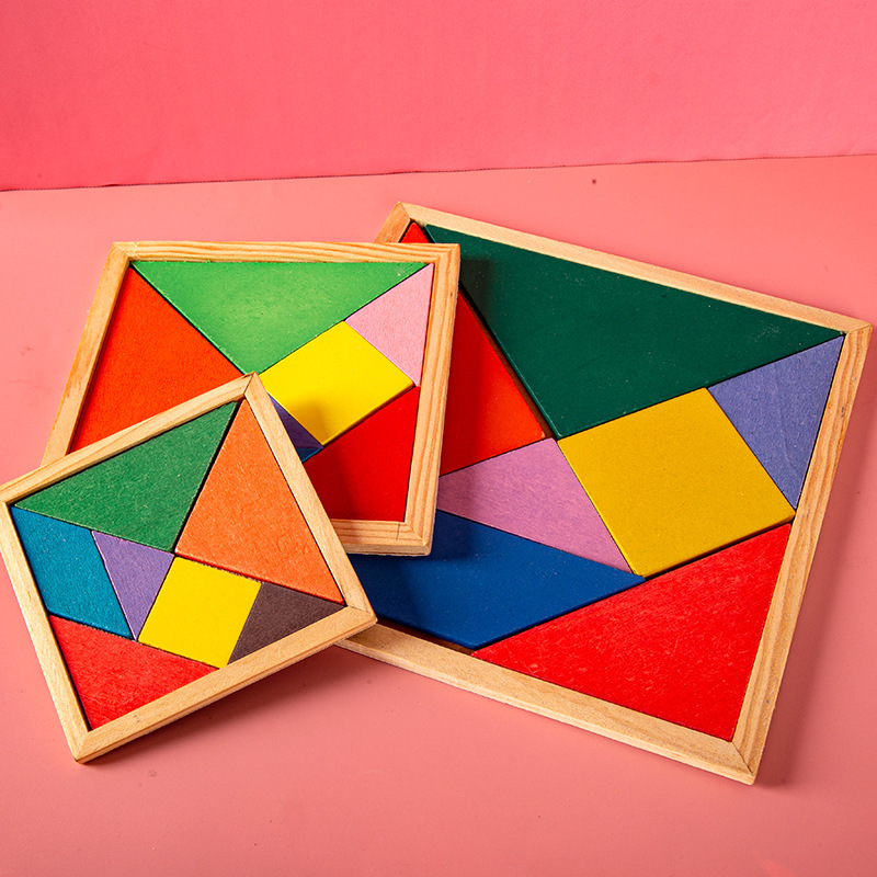 Children's puzzle jigsaw puzzle building blocks baby brain development kindergarten color jigsaw puzzle learning aids