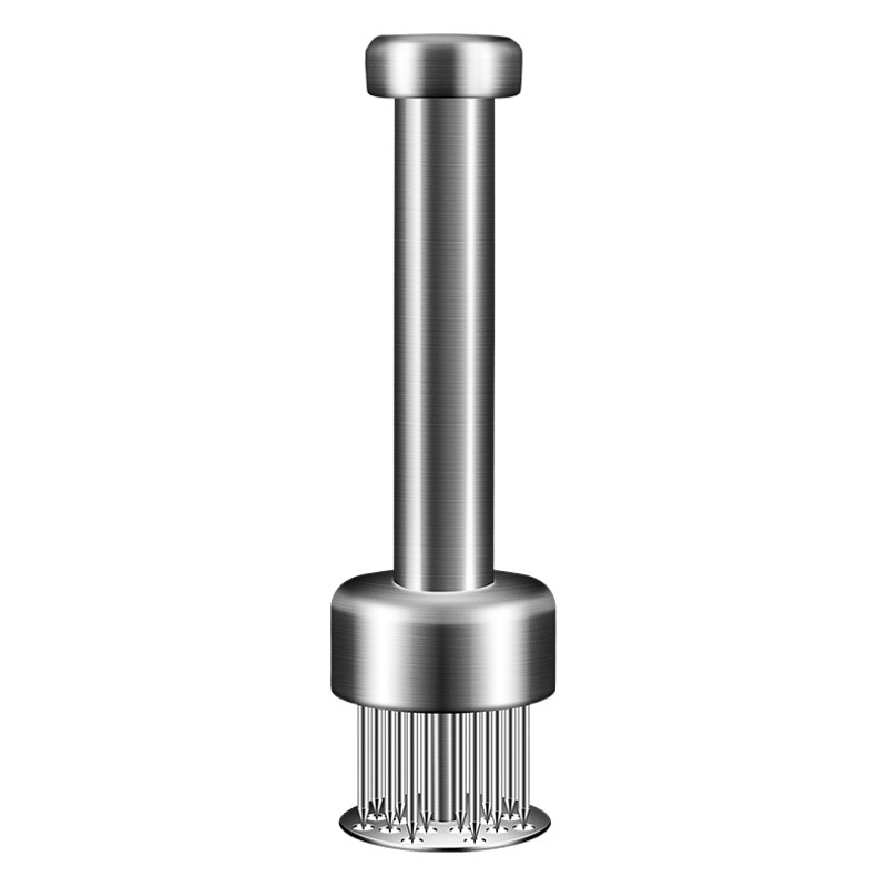 304 de acero inoxidable de carne de pino aguja de rebote automático diseño de carne tierna carne aguja cocina engrosada martillo de carne de vacuno tendón interruptor