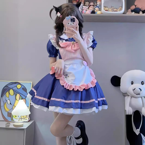 Pure Desire Cat Girl Maid Costume Sexy Cosplay Uniform Bunny Girl Lolita Dress Set