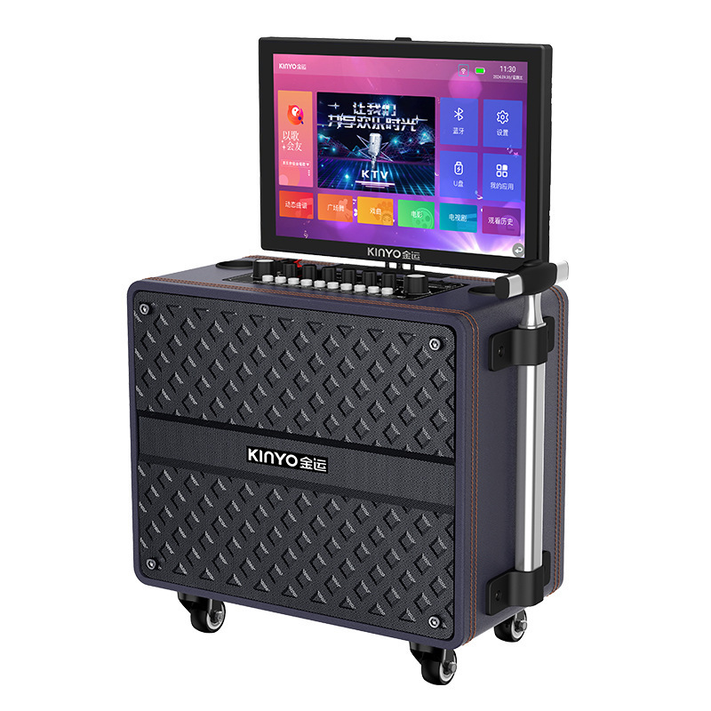 新型k 3ブルートゥース音響レトロ知能点歌機スピーカーk歌影影影視家庭映画館ktvセット一体機|undefined