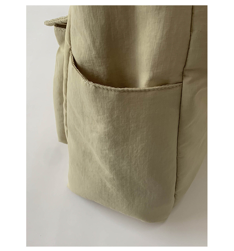 Japanese-style workwear style large-capacity single-shoulder bag, large pocket simple tote bag, ins canvas school crossbody messenger bag undefined