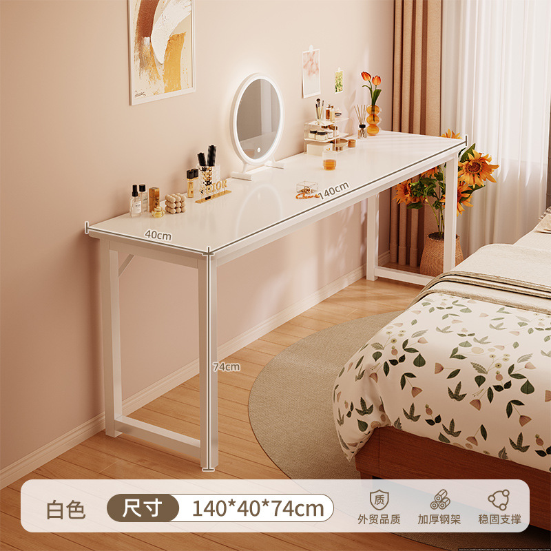 Comodador de dormitorio simple mesa de maquillaje moderna 2025 nueva luz de lujo simple alquiler de casa mesa de computadora rectangular