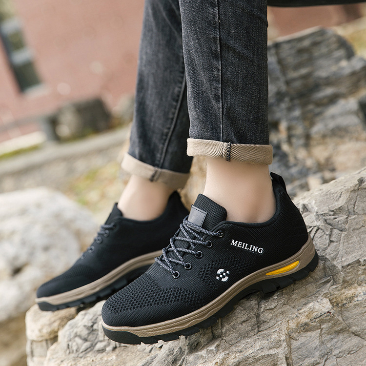 Zapatos de montaña para hombres primavera y verano nuevos zapatos de hombre ligeros de baja altura al por mayor transfronterizos de moda al aire libre con zapatos deportivos casuales