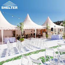 赛尔特小型展示铝合金篷房婚庆婚礼尖顶活动篷房户外展览展会帐篷