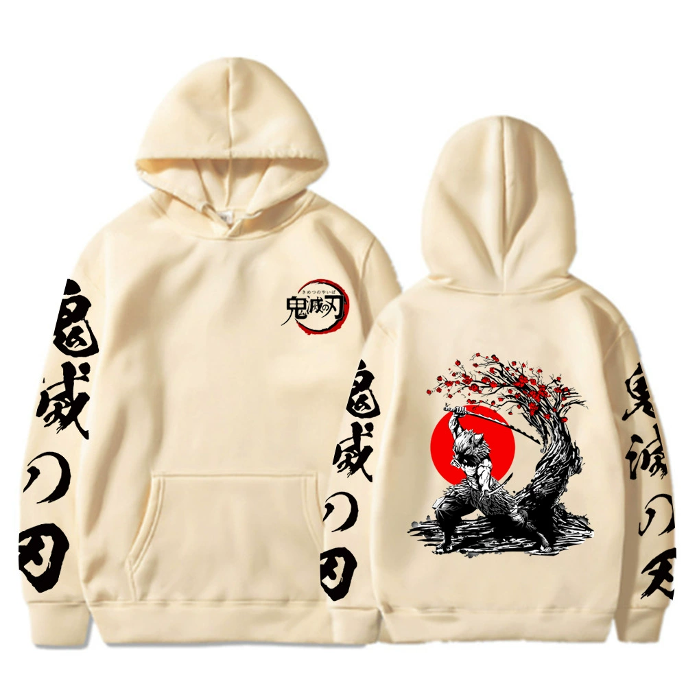 Demon Slayer Hashibira inosuke Holding Hooding Sweatshirts