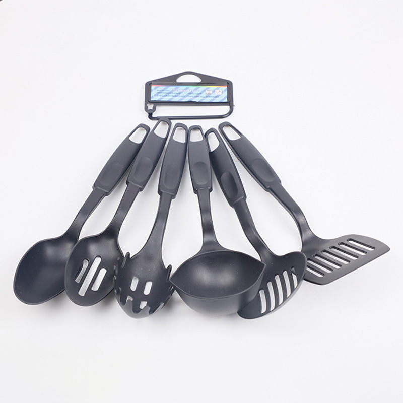 high temperature resistant pp non-stick spatula small size 6-piece tableware suit spoon nylon spatula kitchen utensils_voghion.com