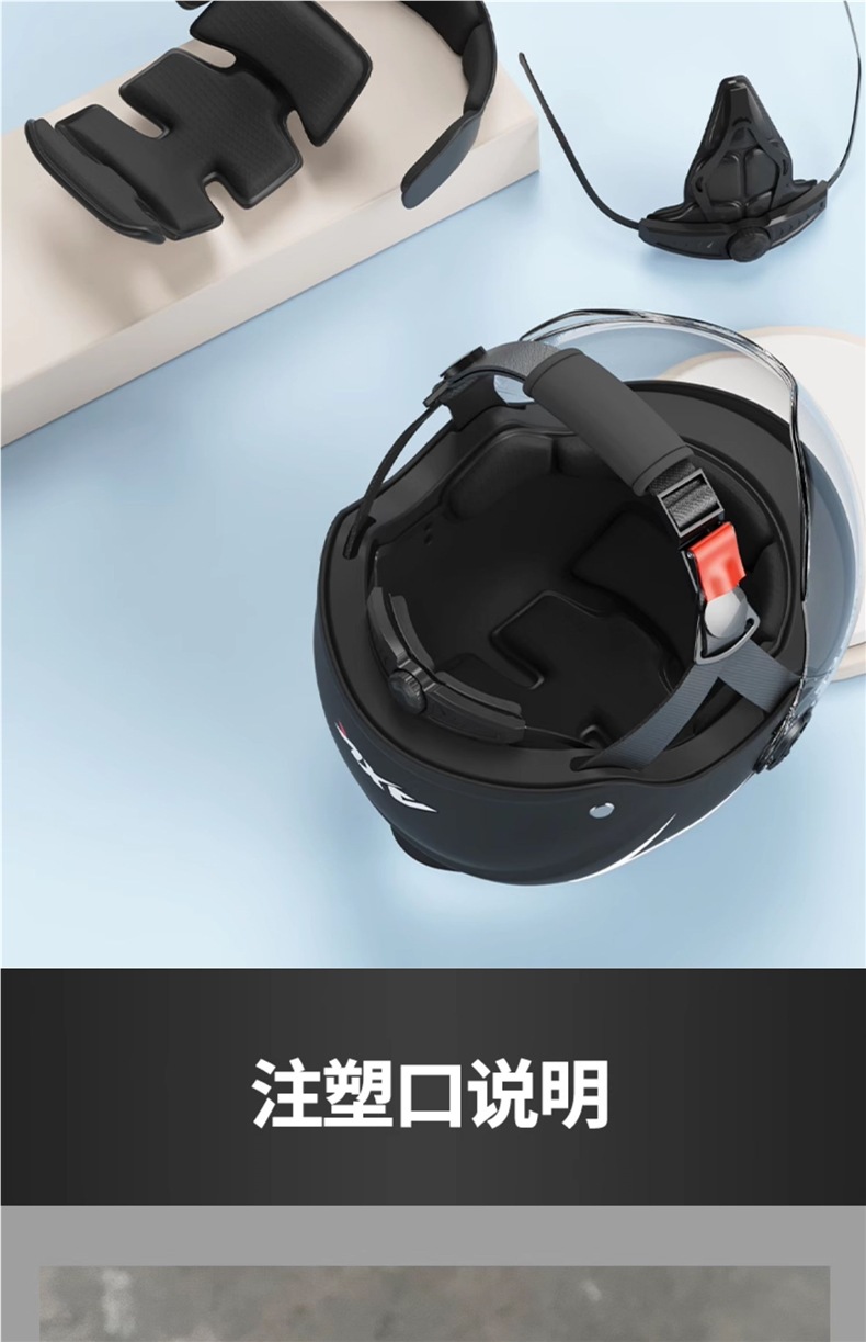 Electric Vehicle Helmet Men Women Summer Sunscreen Half Helmet