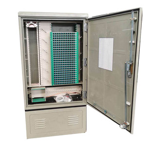 Optical Distribution Box 288-Core Smc Outdoor Floor-Standing Optical Cable Distribution Box Can Be Fully Equipped with Sc/Fc Integrated Disk Distribution Box