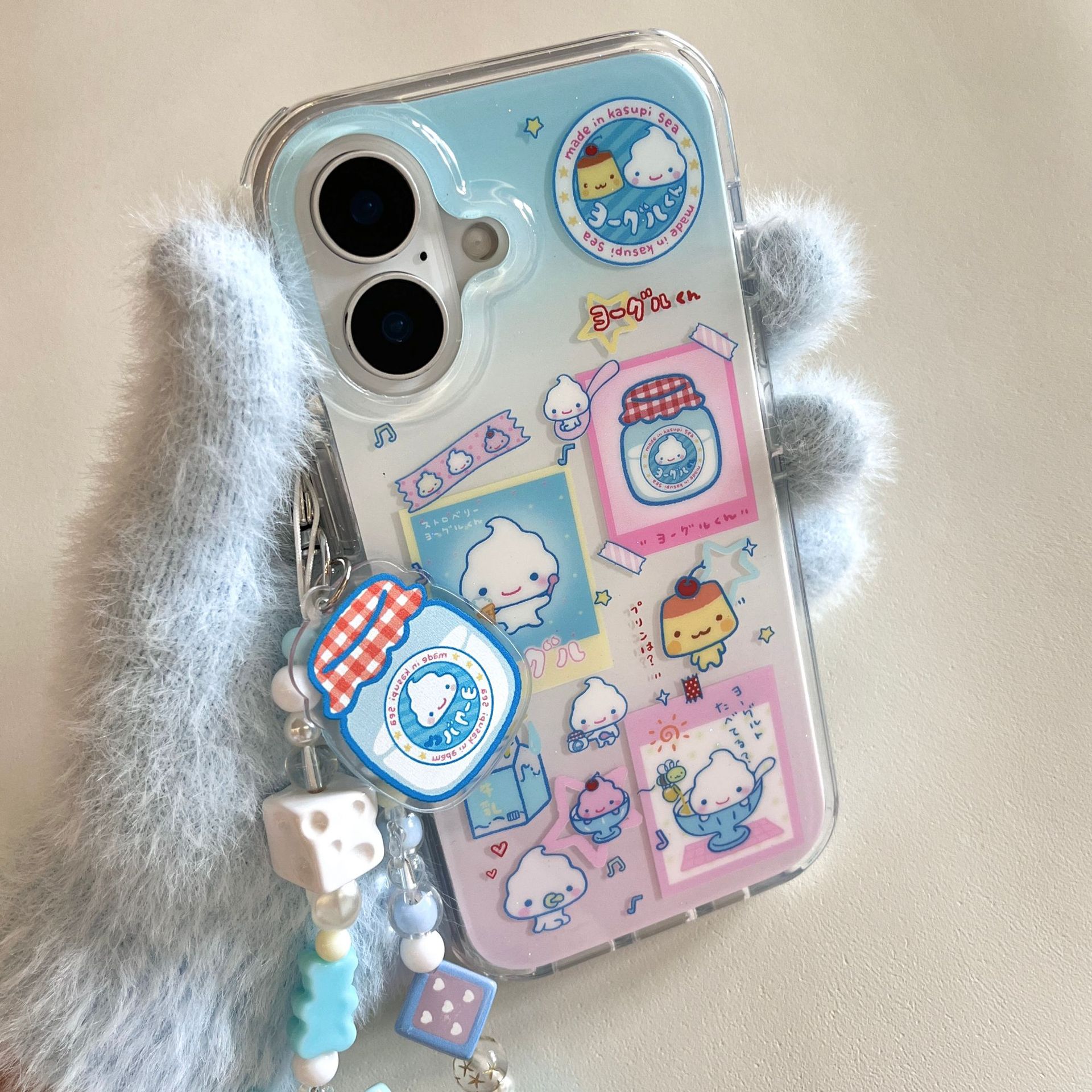 Divertido y lindo pudín para Apple 16ProMax funda para teléfono móvil 15Pro Girl Heart 14/13 Red neta 15PM nuevo