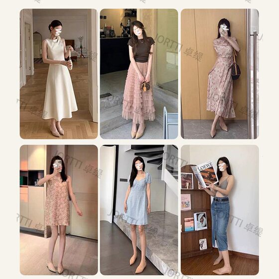 Sheepskin Version 2025 New French Nude Color Inner Heightening Pointed Toe Flats Shallow Breathable Elegant Versatile Work Clothing Shoes for Women