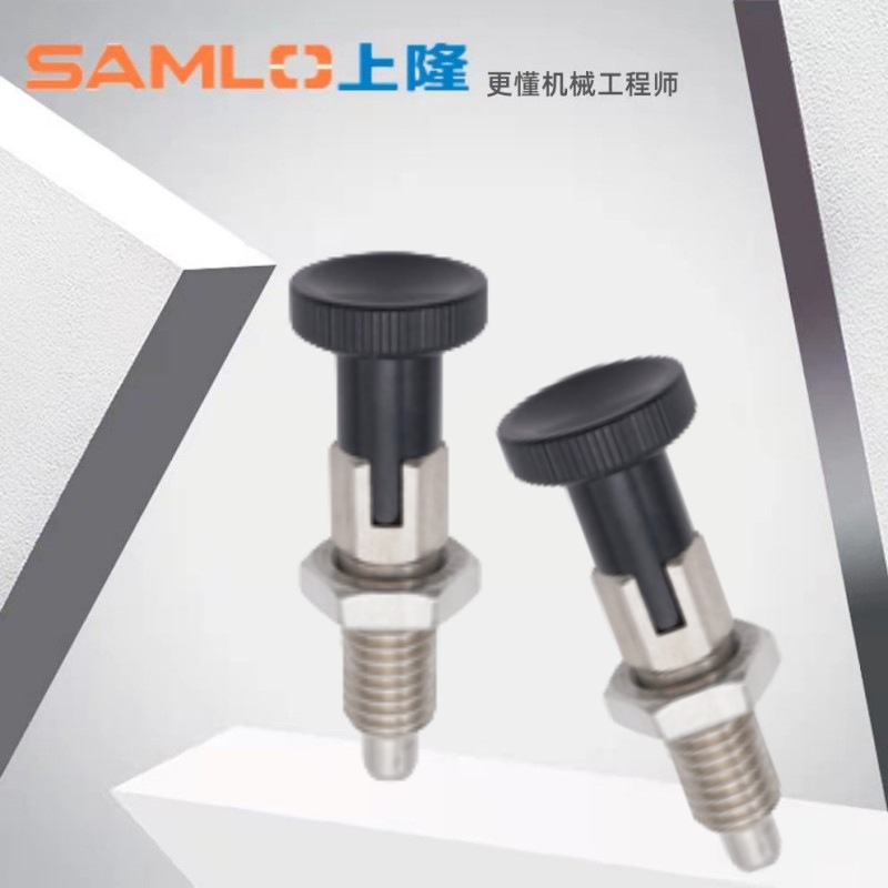 上隆旋钮柱塞-粗牙螺纹自锁型KPG-M6 M8 M10 M12-S4