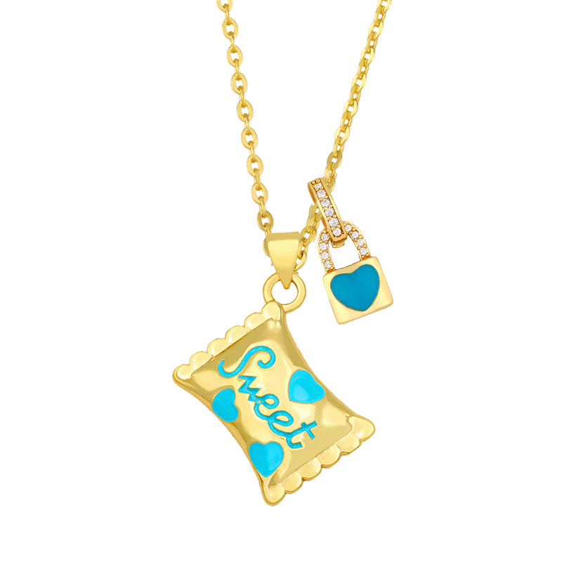 Simple candy sweet pendant necklacepicture5
