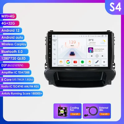 car central control GPS – DVD Navigation - 432g-wifi4g-lte-version-7862-carplay-eight-cores-9inch-suitable-for-12-15-chevrolet-malibu