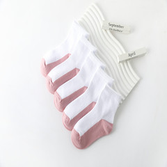 純棉兒童白襪全棉童襪白色運動襪松羅口襪子廠家批發學生襪