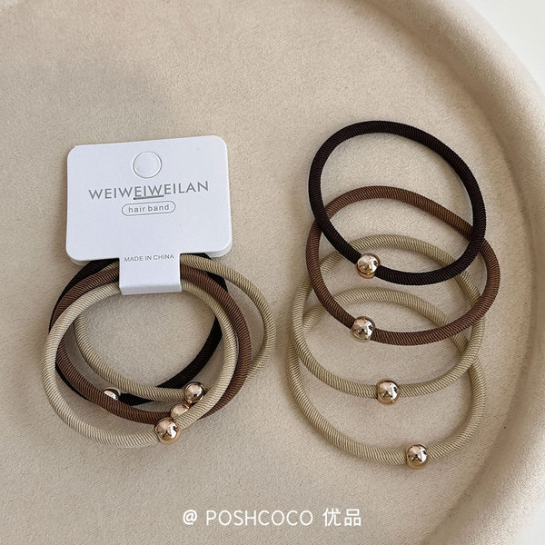 Elastic universal base durable hair rope