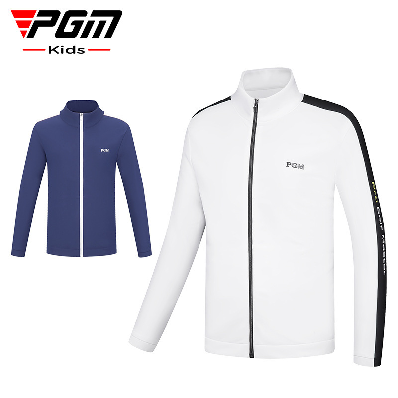 PGM Children's Golf Coat Boy's Windproof Warm Sports Top Light Heating Interior Fashionable All-Match