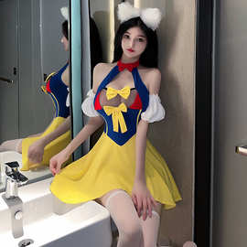 林林婷情趣内衣女性感公主裙女仆小胸透视火辣调情制服诱惑女2709