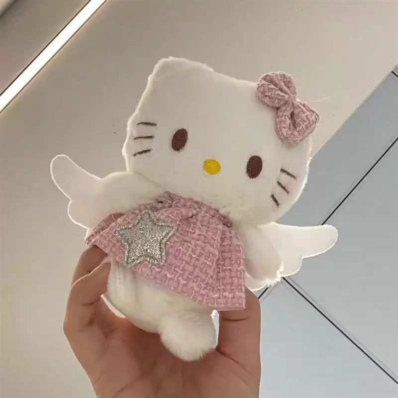 ins chica corazón Kitty muñeca peluche lindo colgante regalo bolso de alto valor de cara bolso llavero muñeca colgante mujer