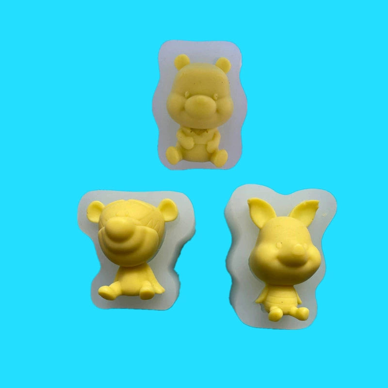 Трехмерная силиконовая форма для прыжков, украшения, ароматерапия, в 3D формате, Винни-Пух, Тигра