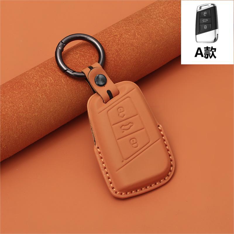 鍵カバーの頭の層の牛革の本革の速騰の宝はマイテンのゴルフの歌の道を探して車のパサートの朗逸を見ます。