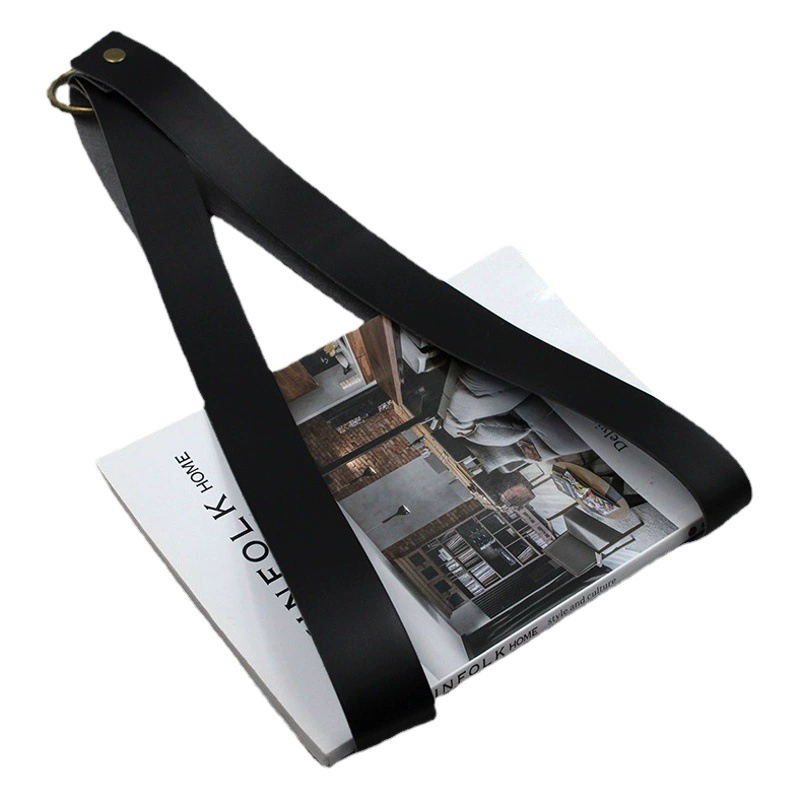 В наличии сумка для хранения журналов в стиле Nordic ins настенная полка для украшения газет простая кожаная книжная полка