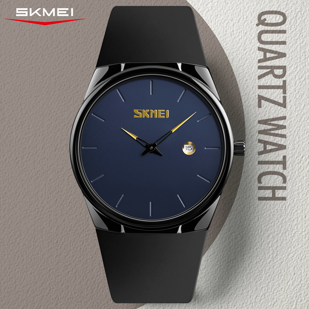 Momento de moda simple reloj de hombre de negocios 30 metros impermeable delgado transfronterizo venta caliente de dos agujas reloj de cuarzo