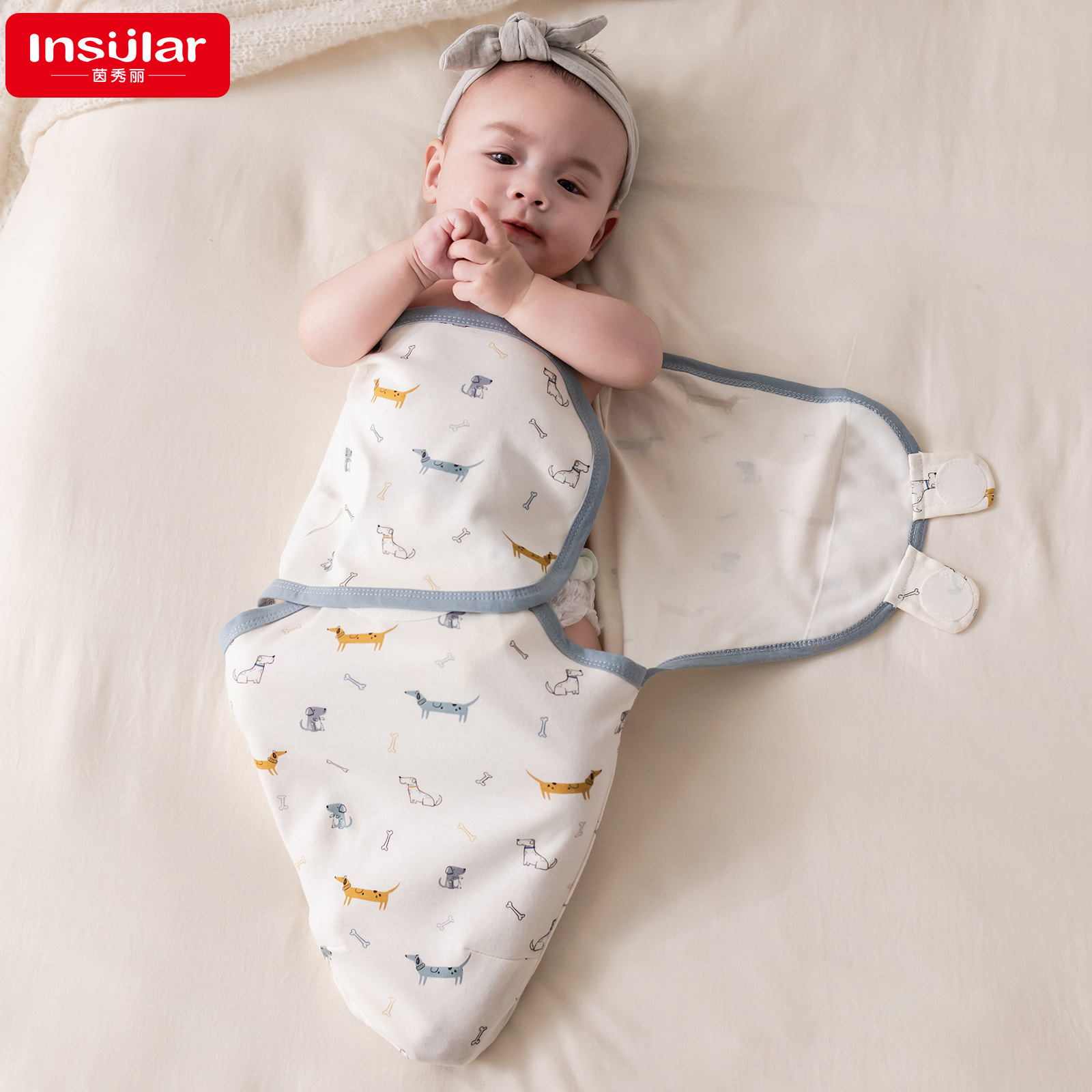 Saco de dormir anti-shock para bebés de algodón Amazon