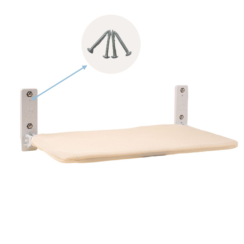 베이지색 통기성 메쉬 모델(나사 포함, 흡입 컵 없음)