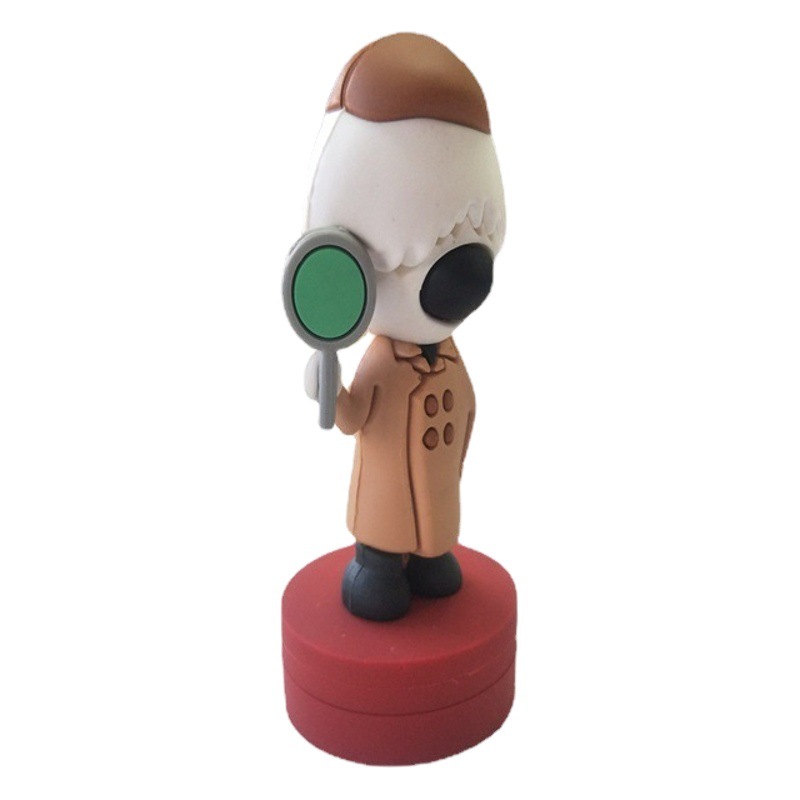 PVC Injection Molding Doll Custom Cartoon Mascot Blind Box Hand-made Custom Plastic Doll Ornaments