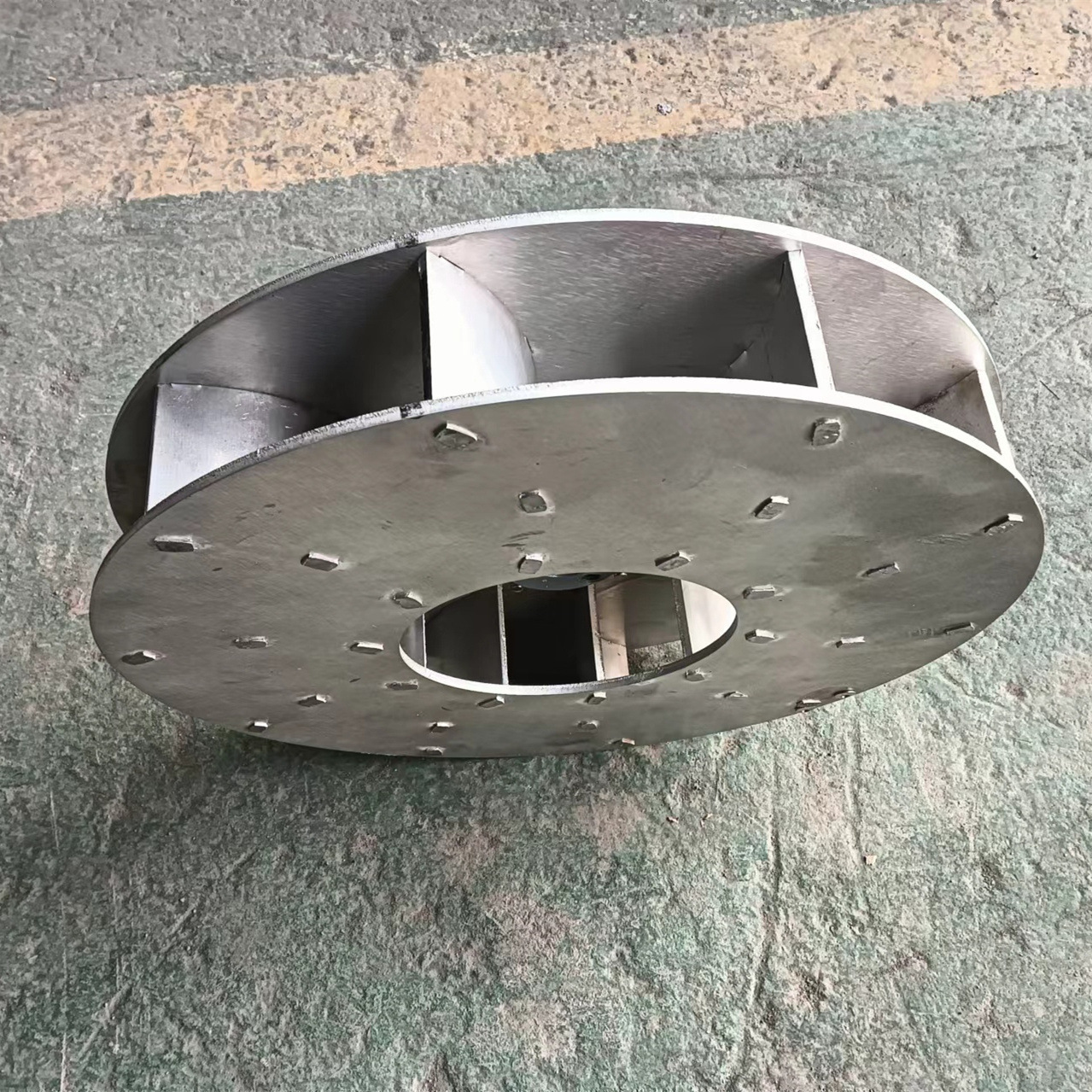 铝镁合金材质AYF20-200-1.5汽轮机油箱风机 排油烟风机专用叶轮