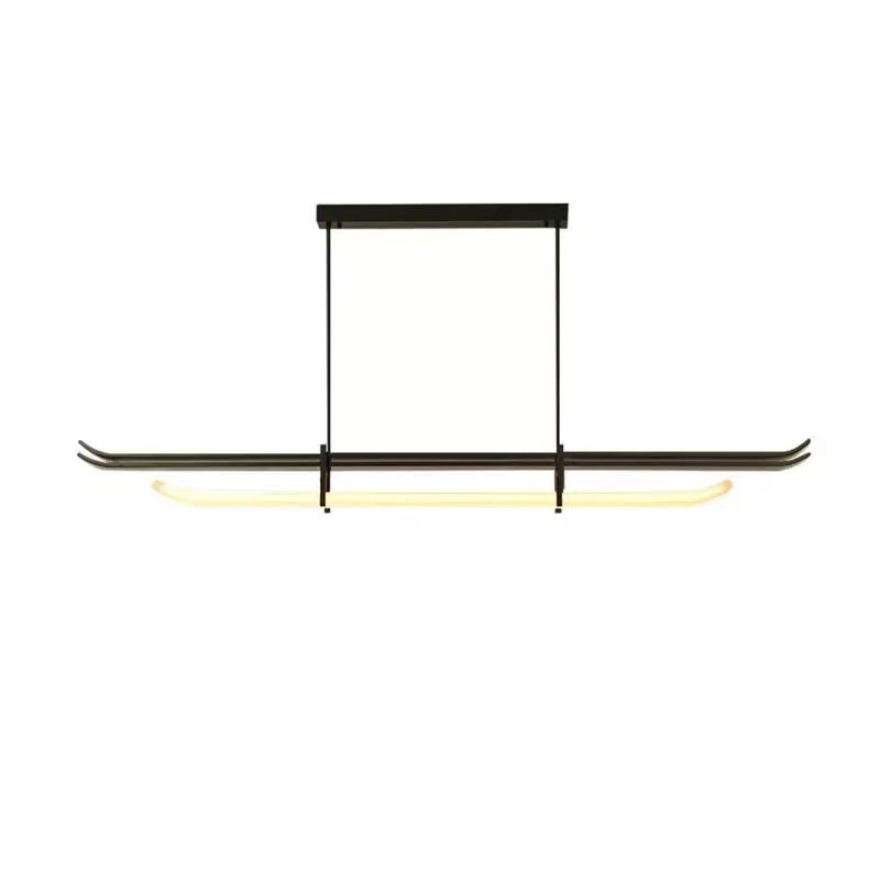 Nuevo restaurante chino lámpara candelabro techo de barra larga viento tranquilo estilo chino lámpara Zen lámpara mesa de té sala de té lámpara de estudio