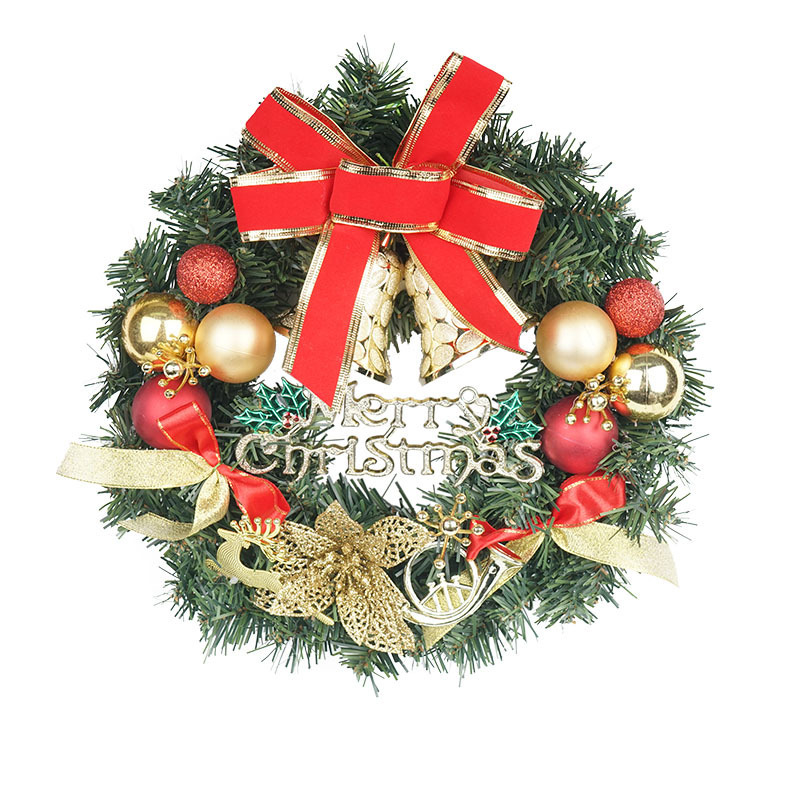 クロスボーダークリスマスデコレーションクリスマスガーランド30センチ/40センチクラシックレトロベルレターデコレーションドアハンギング|undefined