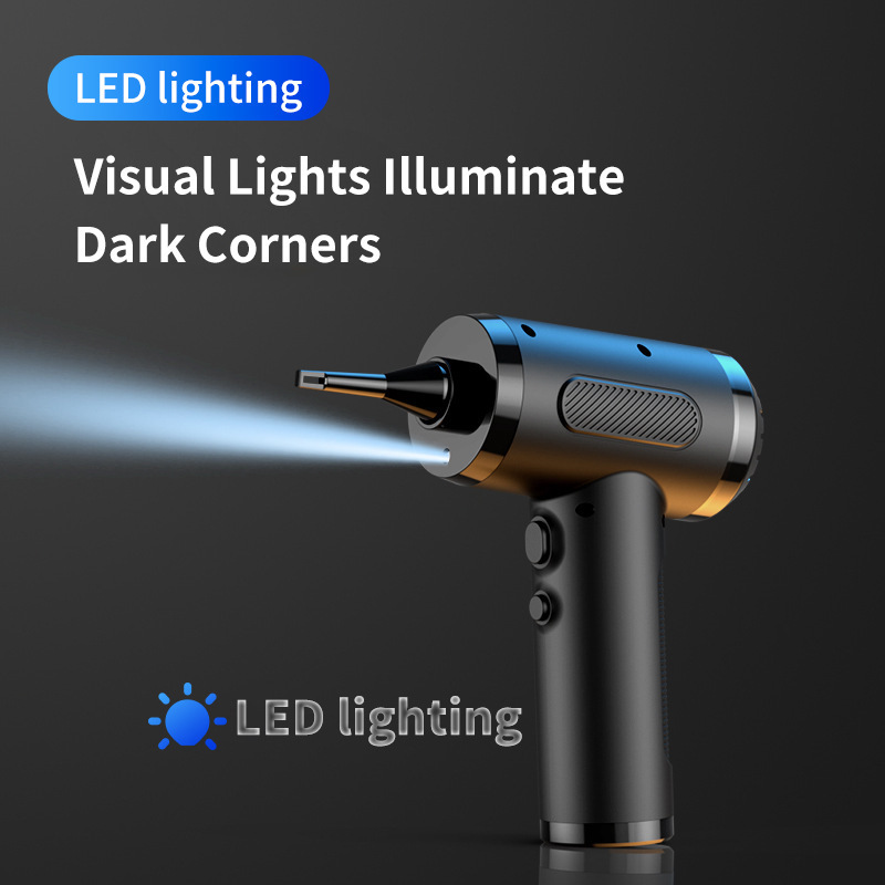 21v multifunctional cordless compressed air dust collector violent fan high power long life ABS efficient cleaning