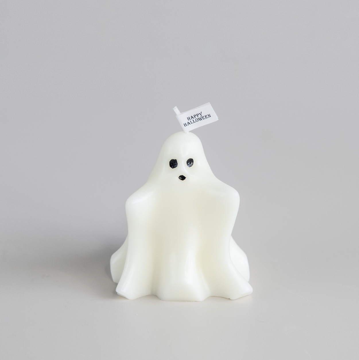 Venta caliente transfronteriza halloween blanco fantasma vela lindo divertido mano regalo decoración niños decoración al por mayor