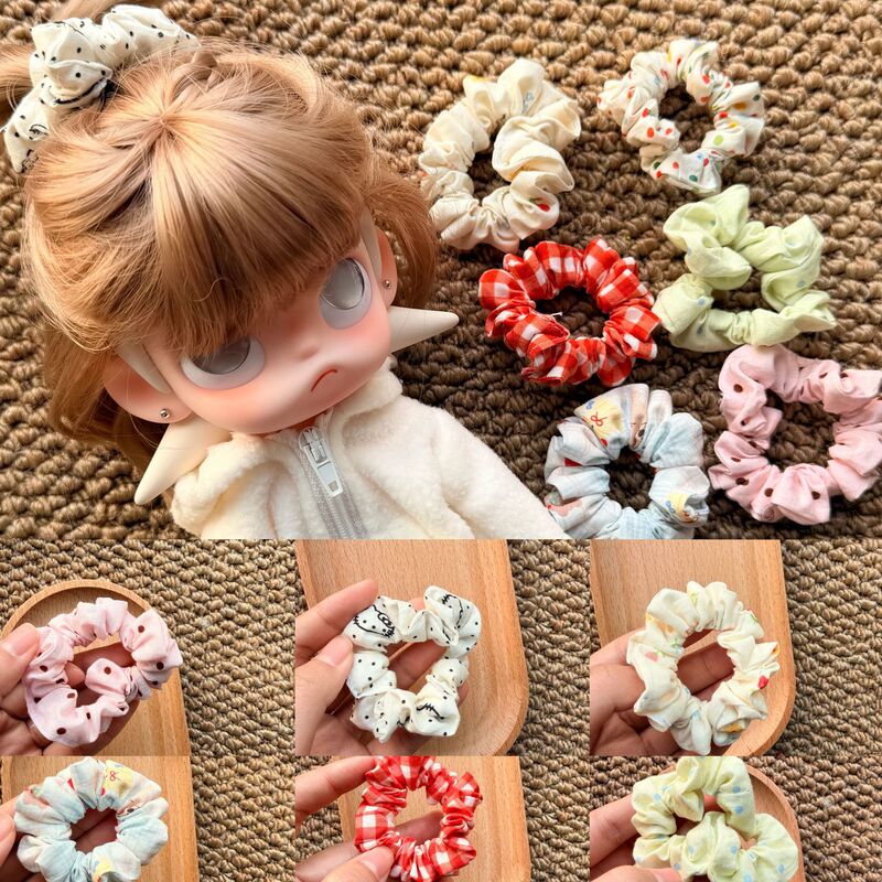 Mini Plush Hair Ties 10cm Cotton Doll 20cm Doll Wig Doll Clothes Potato Doll Pet Decoration