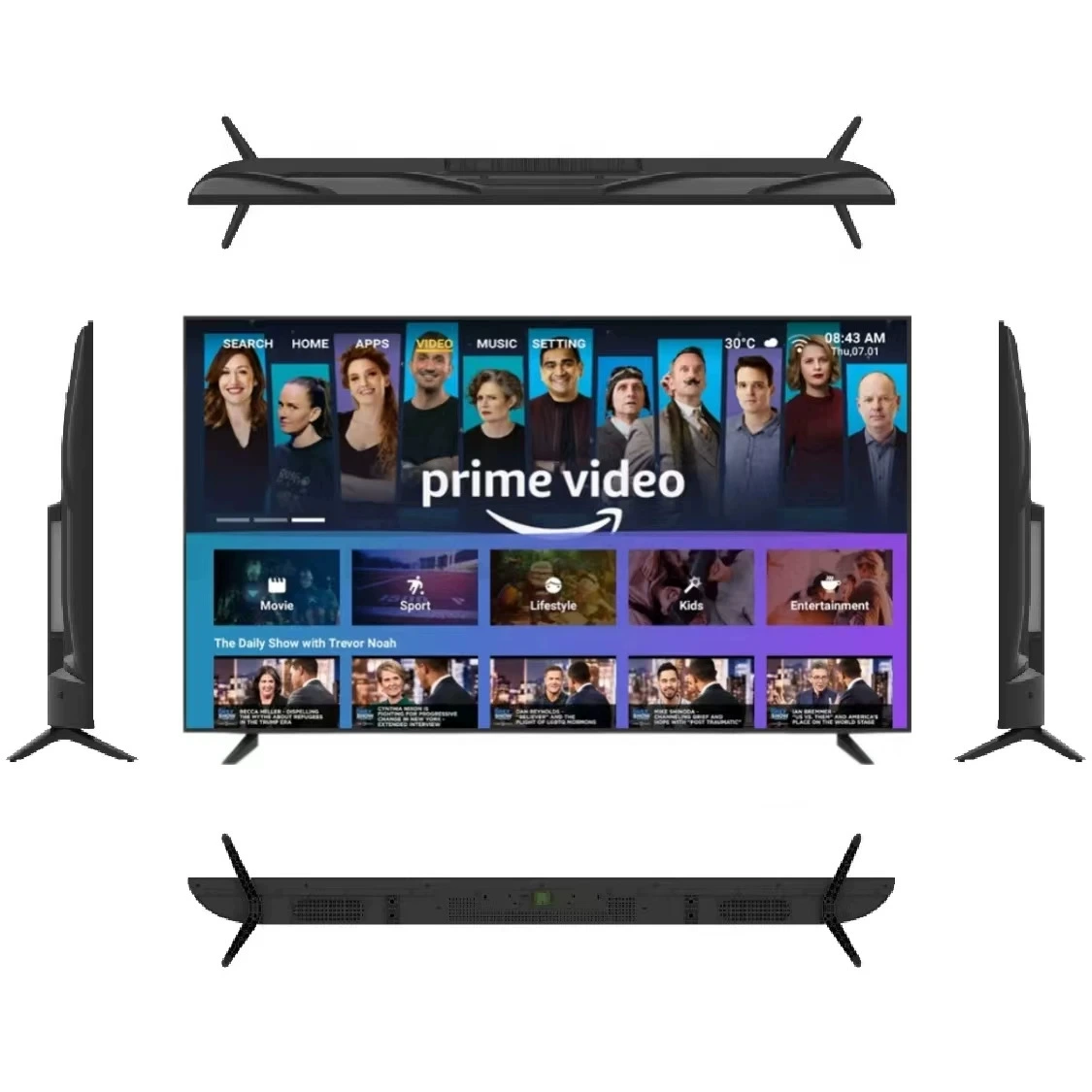 Производство Led 43 50 55 дюйм экран 4k Android tv