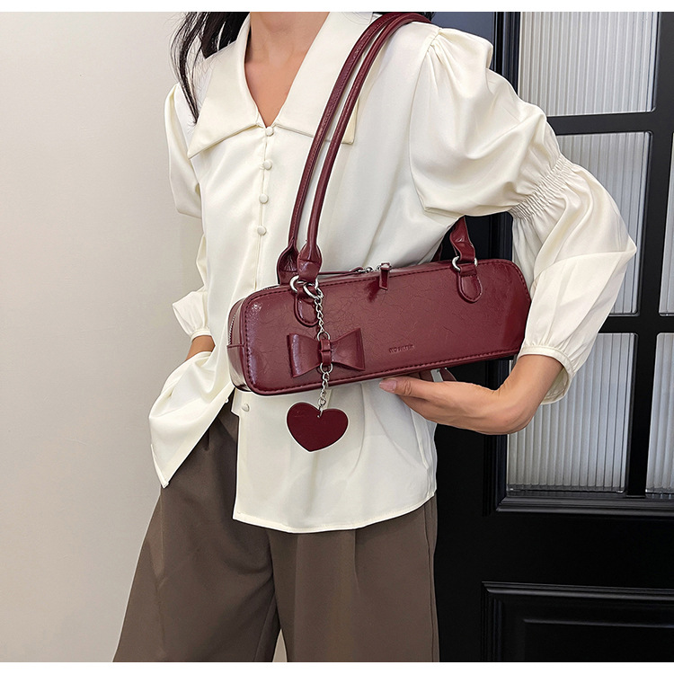 Texture and Western Style Small for Women 2024 New Versatile Single Shoulder Underarm French Niche Design Stick Bag_voghion.com