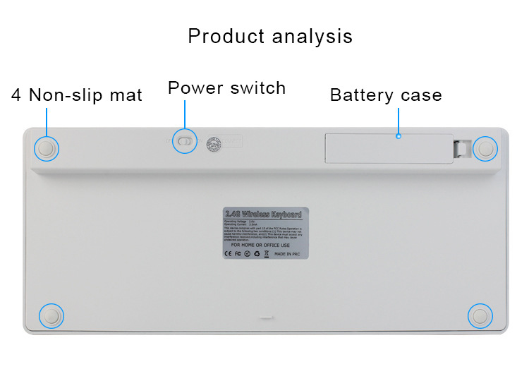 BK3001 2.4G键盘鼠标套装
