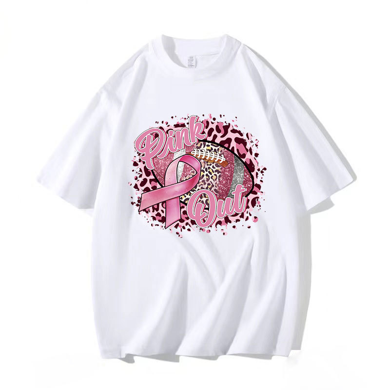 Breast Cancer T-Shirt Printed Pattern