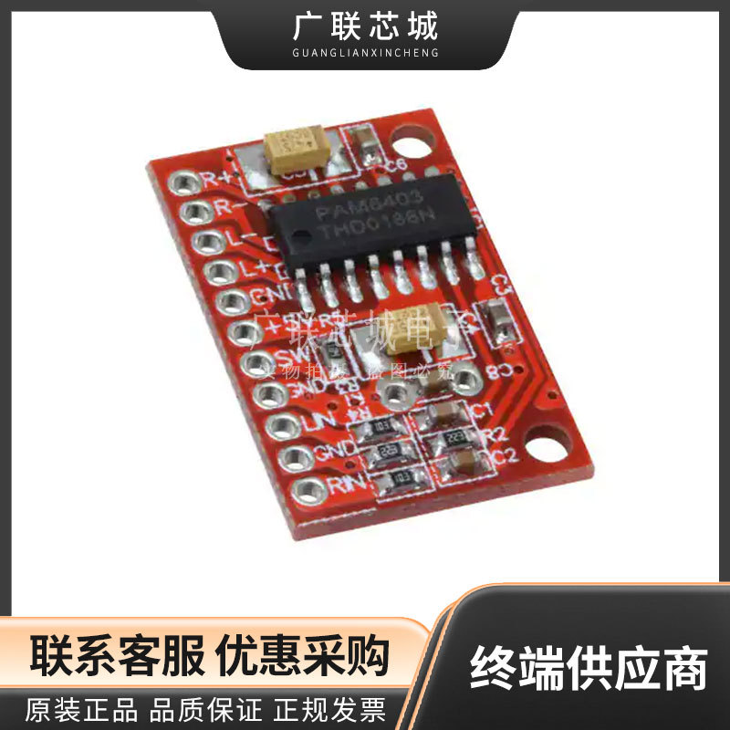 DFR0119 PAM8403 2 通道 立体声 Output D 类 评估板  音频放大器