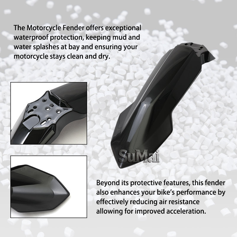 Suitable for Modified Kuge Electric Motorcycles, Kuge Front Fender, Anti-Scratch and Wear-Resistant Riding Fender, Mud Guard